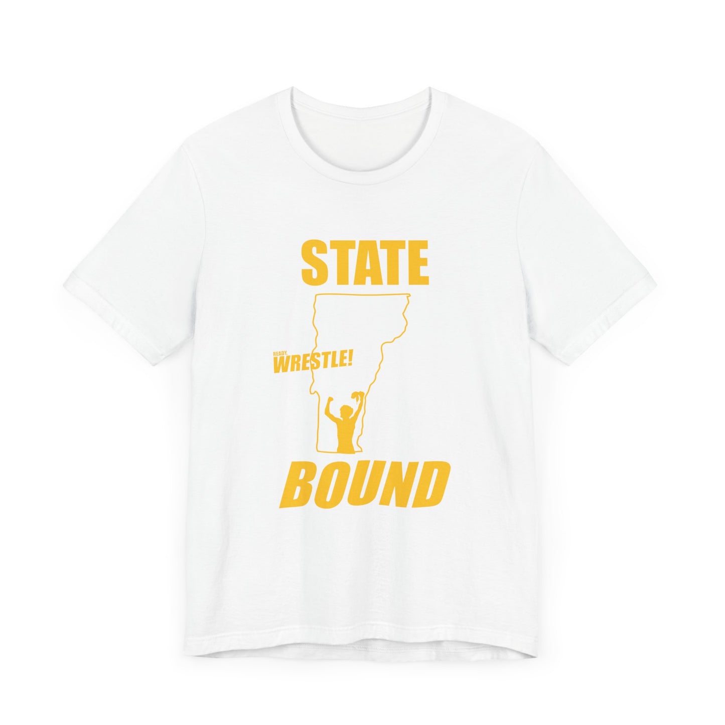 Vermont State Bound!, Unisex Jersey Short Sleeve Tee