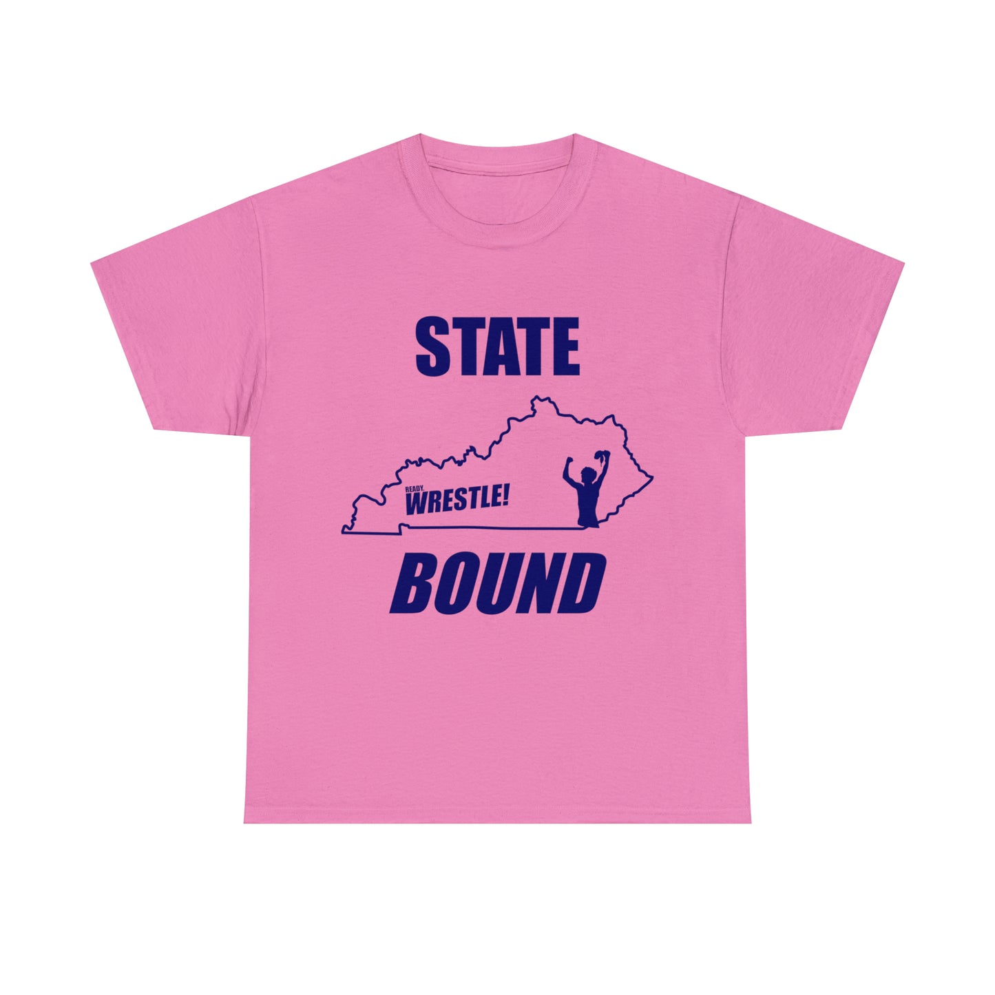 Kentucky State Bound, Royal Blue Logo, Unisex Heavy Cotton Tee