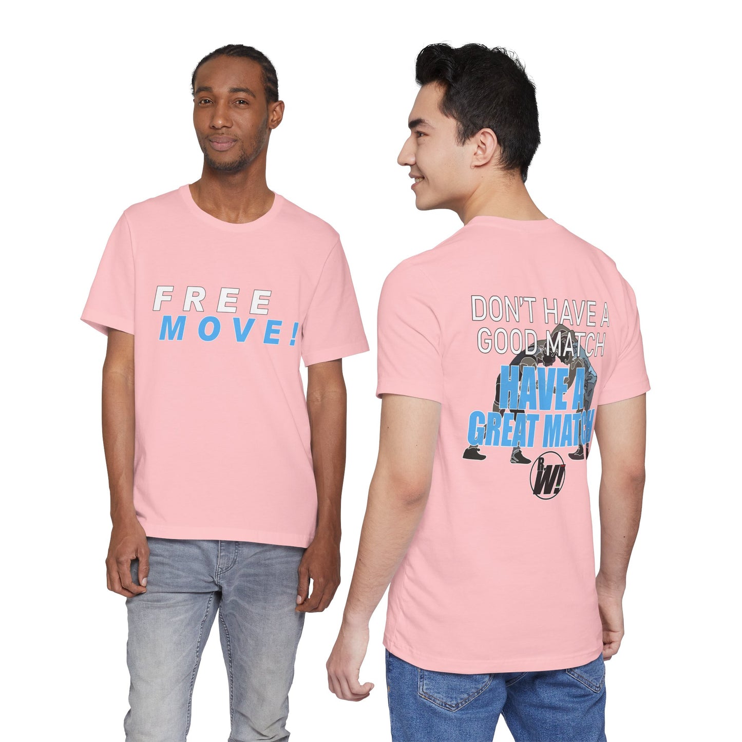 Free Move!, Unisex Jersey Short Sleeve Tee, Bella+Canvas 3001