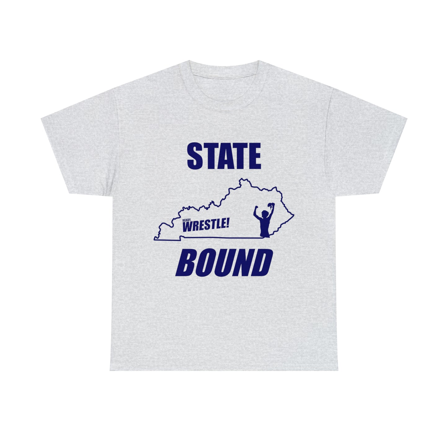 Kentucky State Bound, Royal Blue Logo, Unisex Heavy Cotton Tee