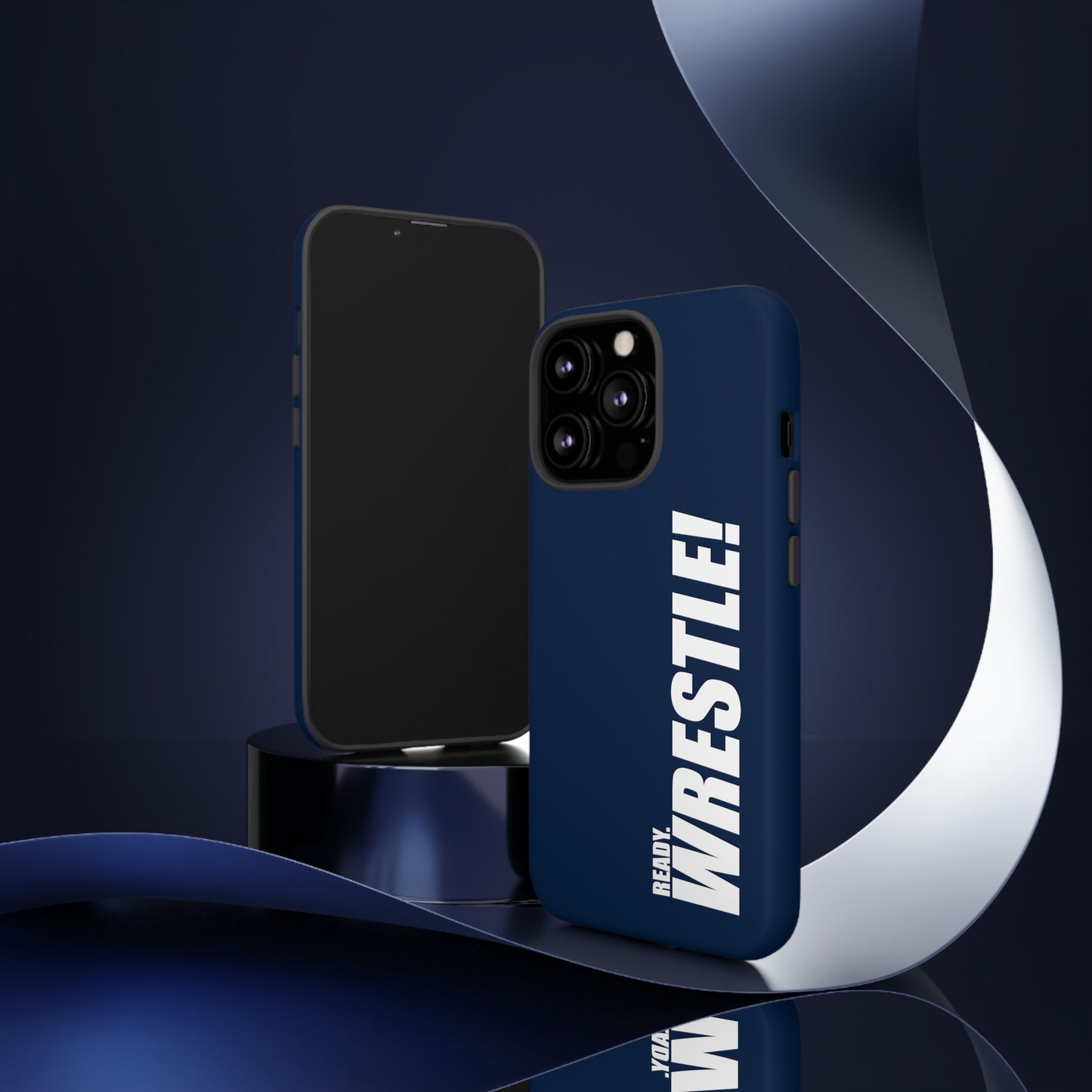 White/Navy Tough Cases