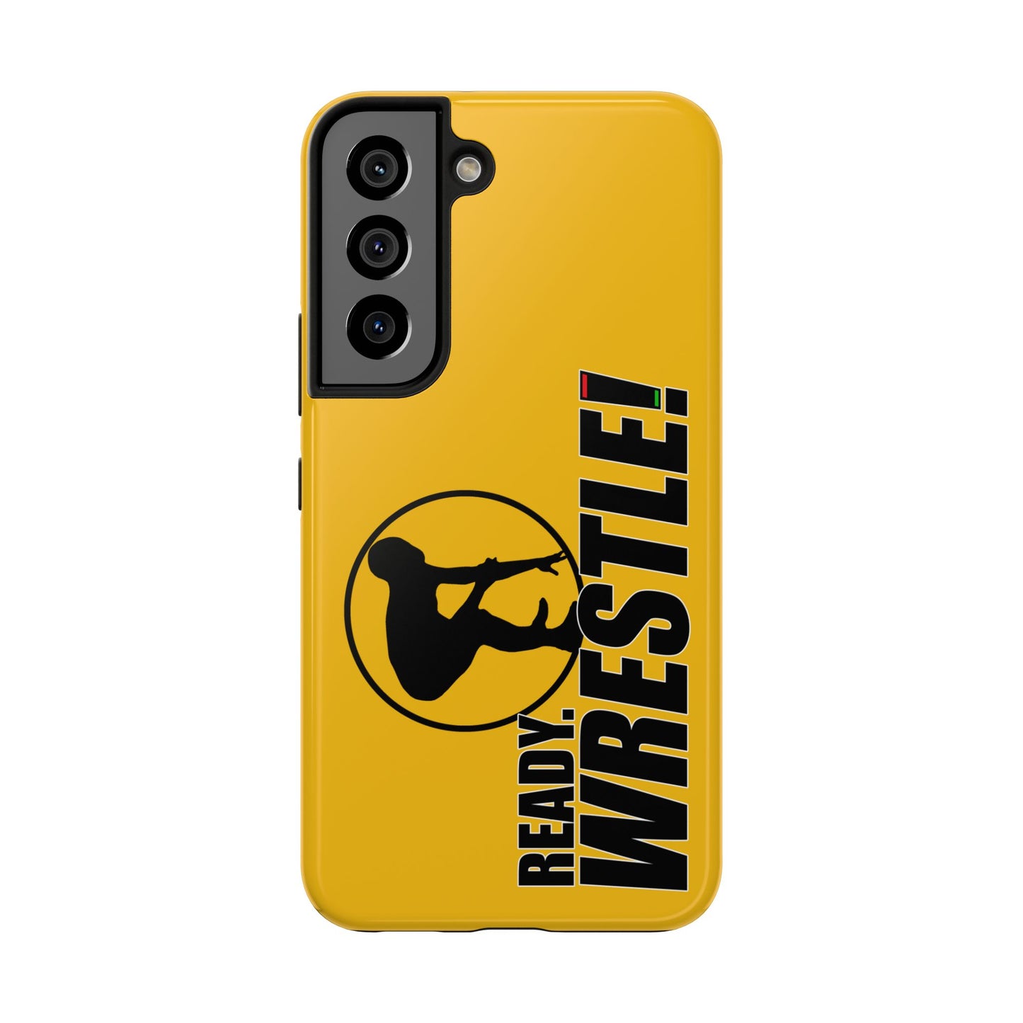 Ready. Wrestle! Yellow Galaxy Tough Phone Case