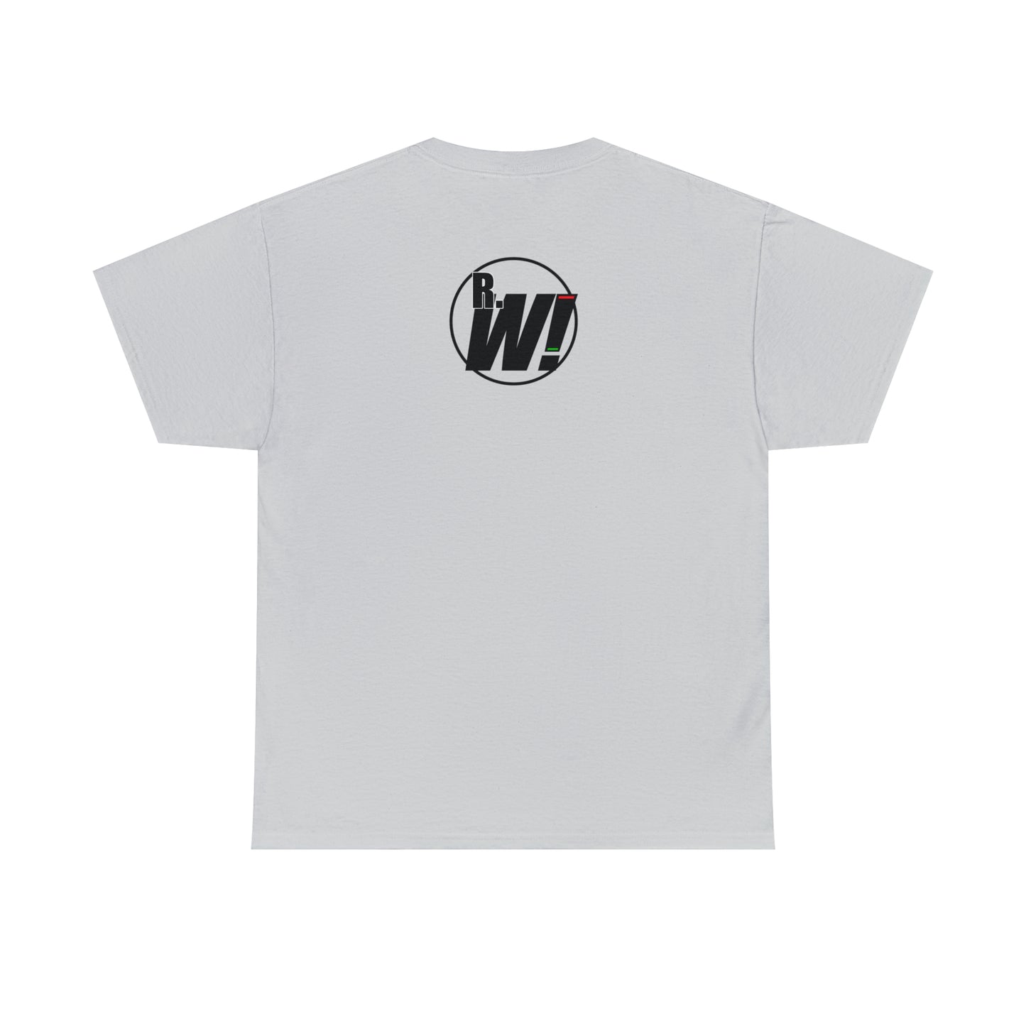 Ready. Wrestle! Black Logo w/White Silhouettes, Unisex Heavy Cotton Tee