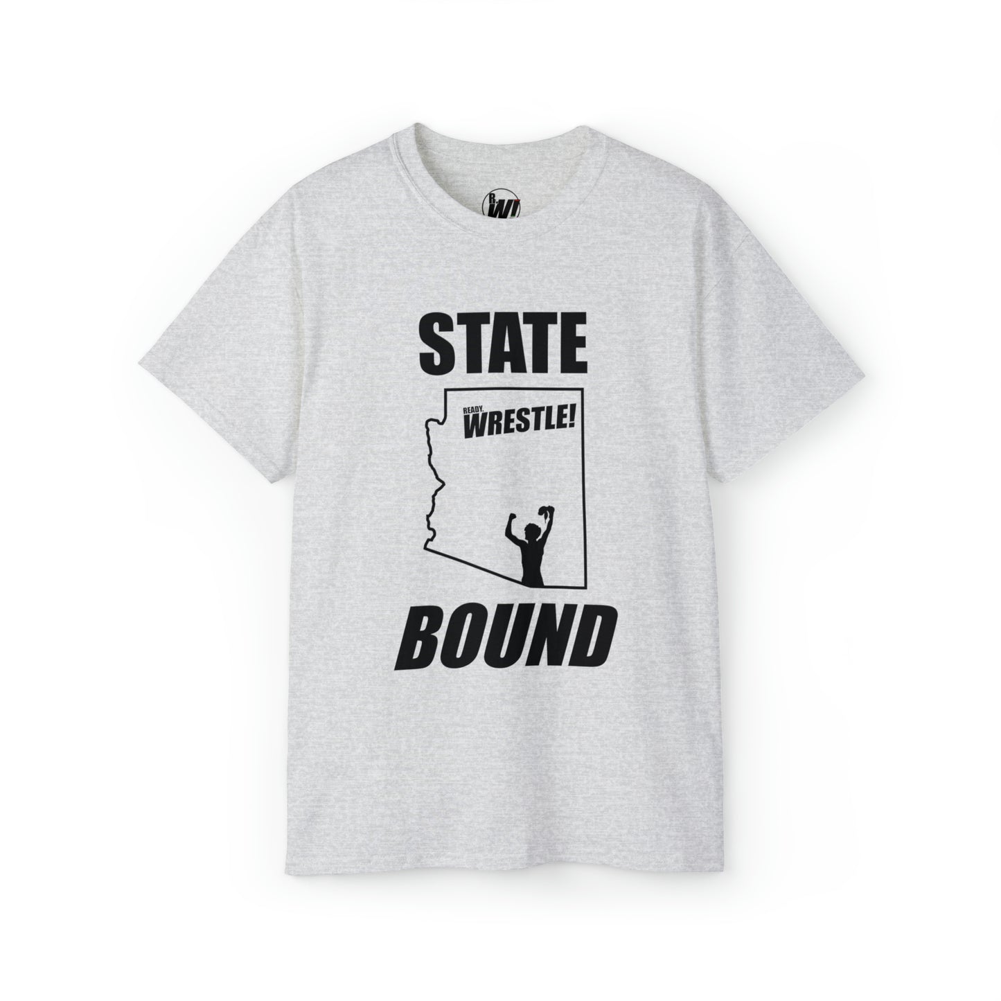 Arizona State Bound, Unisex Ultra Cotton Tee, Black Logo