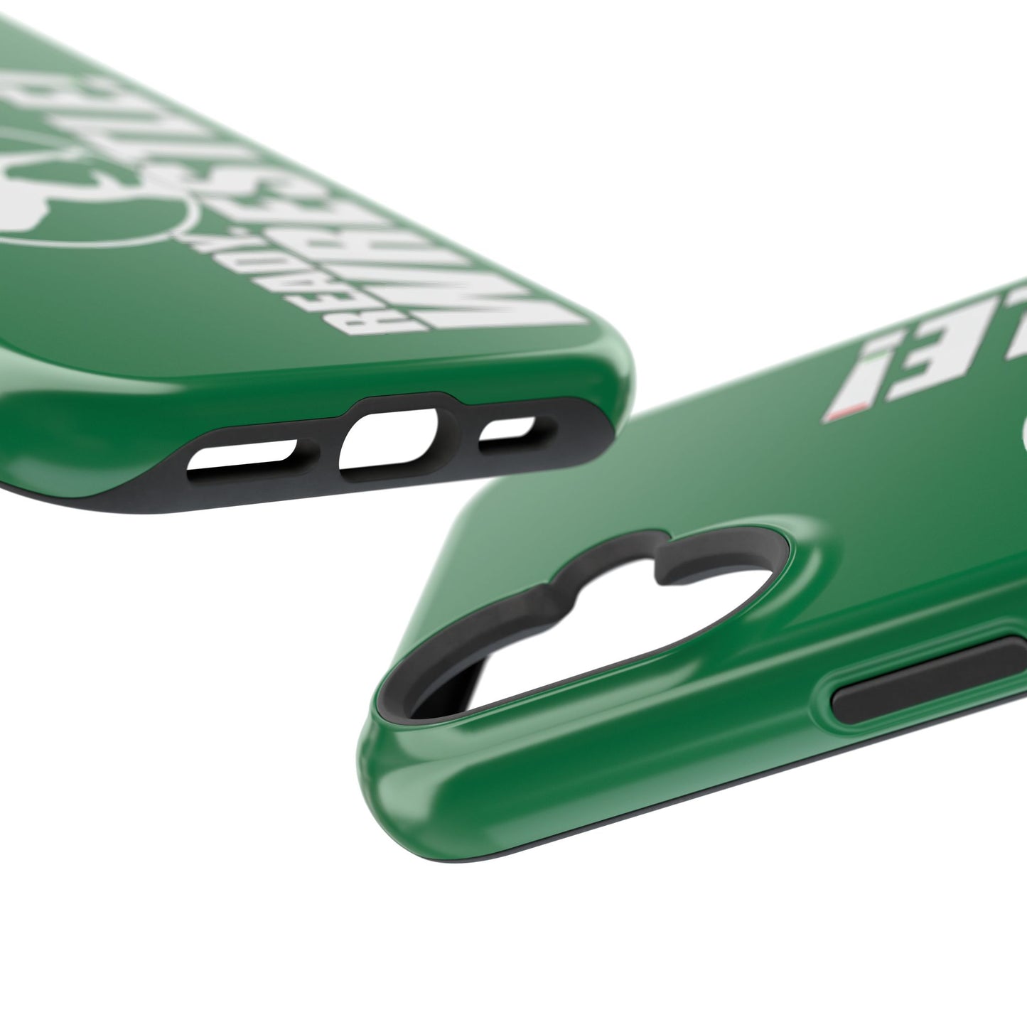 Ready. Wrestle! Green iPhone Magnetic Impact-Resistant Case