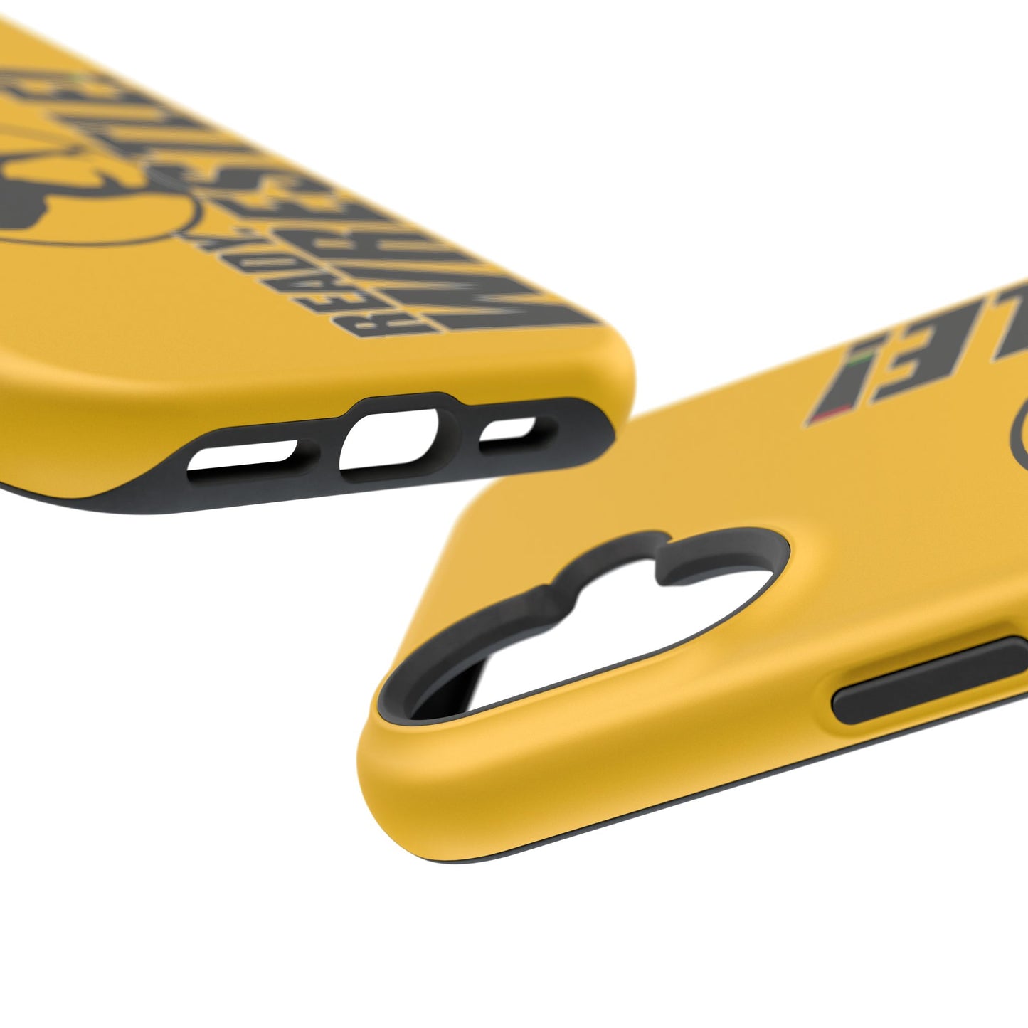Ready. Wrestle! Yellow iPhone Magnetic Impact-Resistant Case