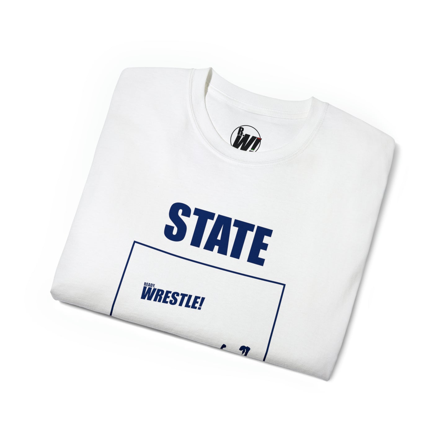 Coloroado State Bound, Unisex Ultra Cotton Tee, Blue Logo