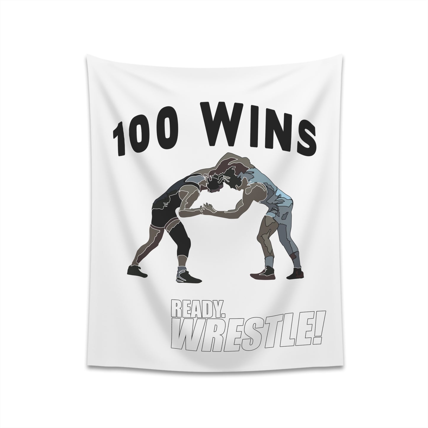 100 Wins! Printed Wall Tapestry