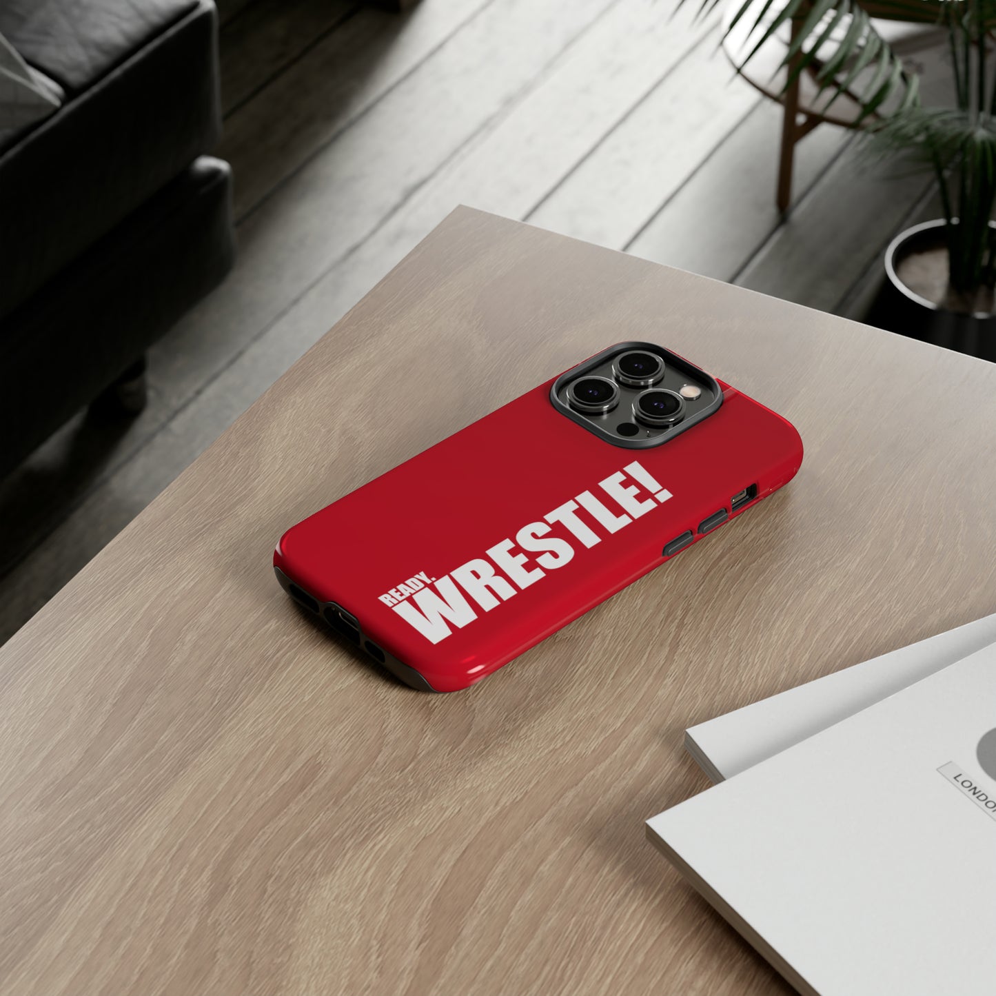 White/Red Tough Cases