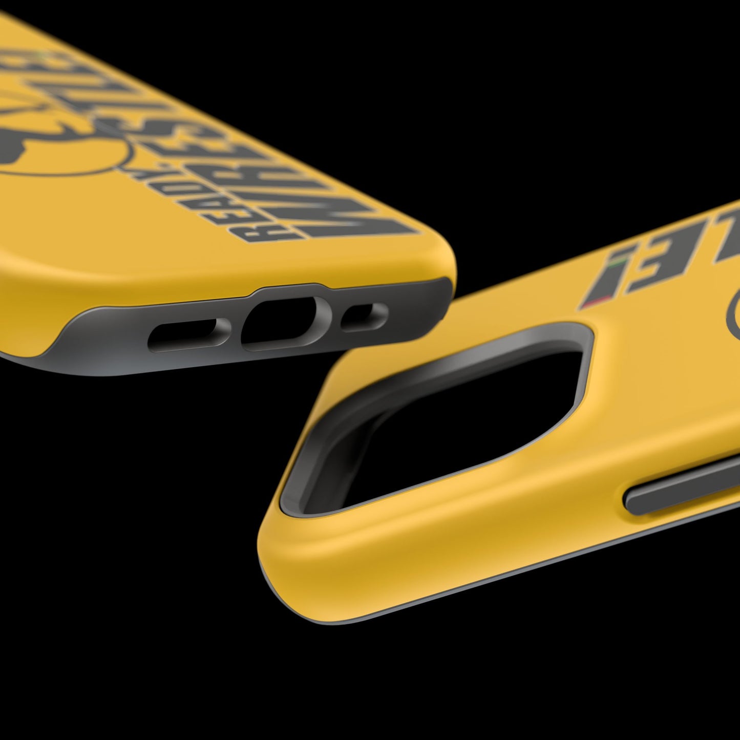 Ready. Wrestle! Yellow iPhone Magnetic Impact-Resistant Case