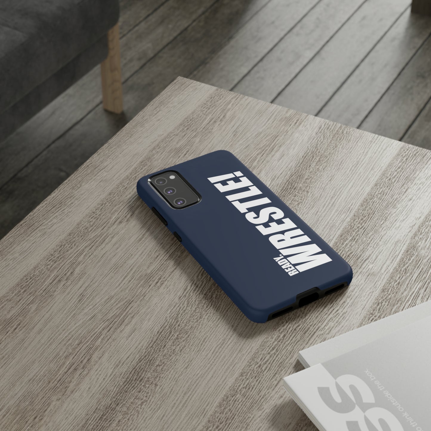 White/Navy Tough Cases