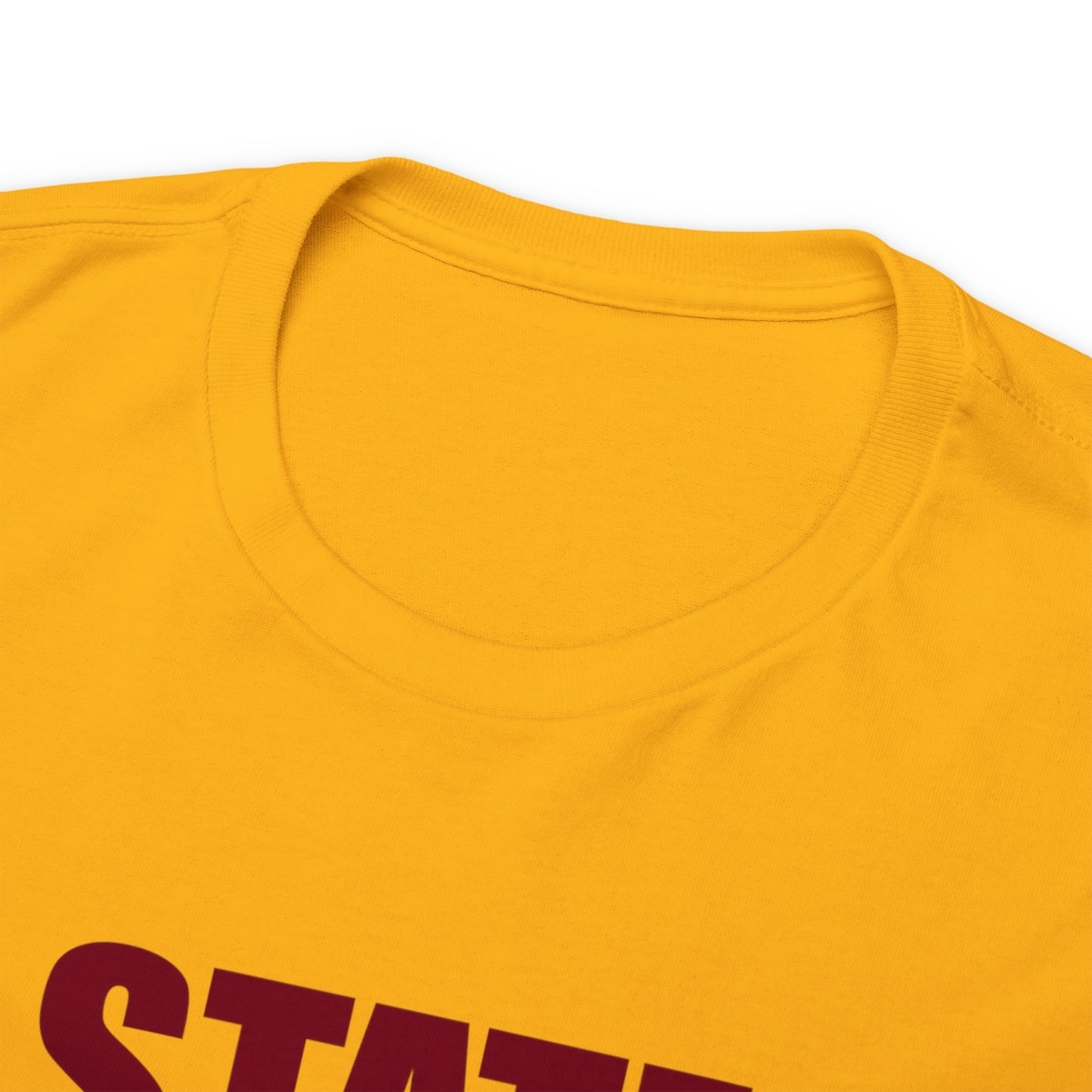 Minnetsota State Bound, Maroon Logo, Unisex Heavy Cotton Tee