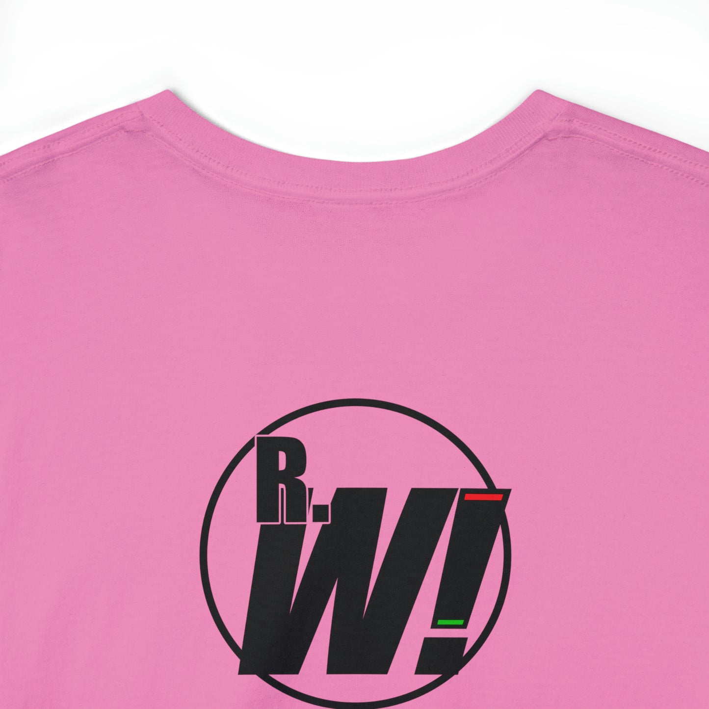 Ready. Wrestle! Navy Logo w/Pink Silhouettes, Unisex Heavy Cotton Tee