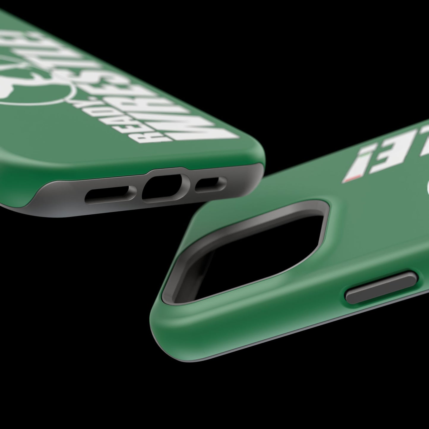 Ready. Wrestle! Green iPhone Magnetic Impact-Resistant Case