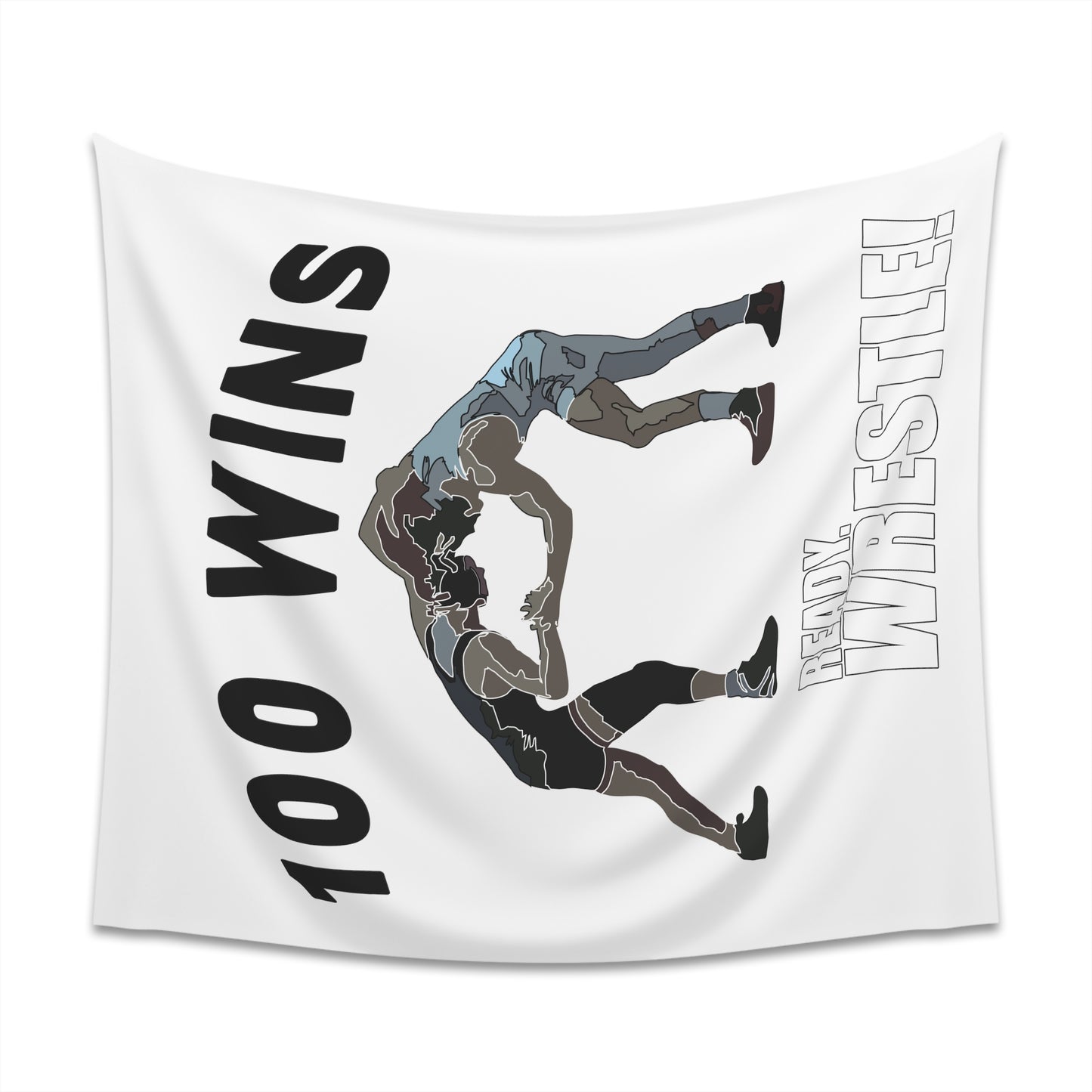 100 Wins! Printed Wall Tapestry