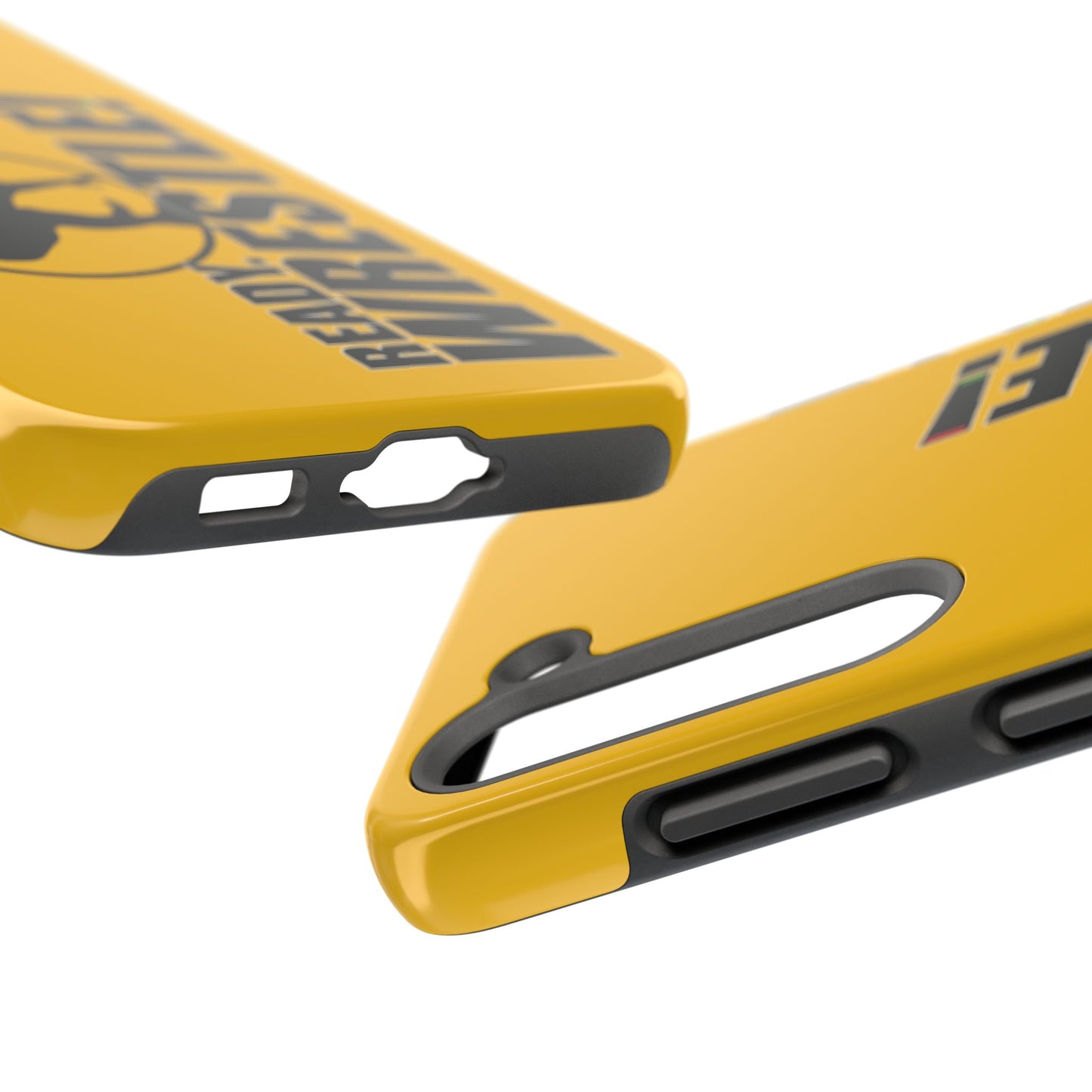 Ready. Wrestle! Yellow Galaxy Tough Phone Case