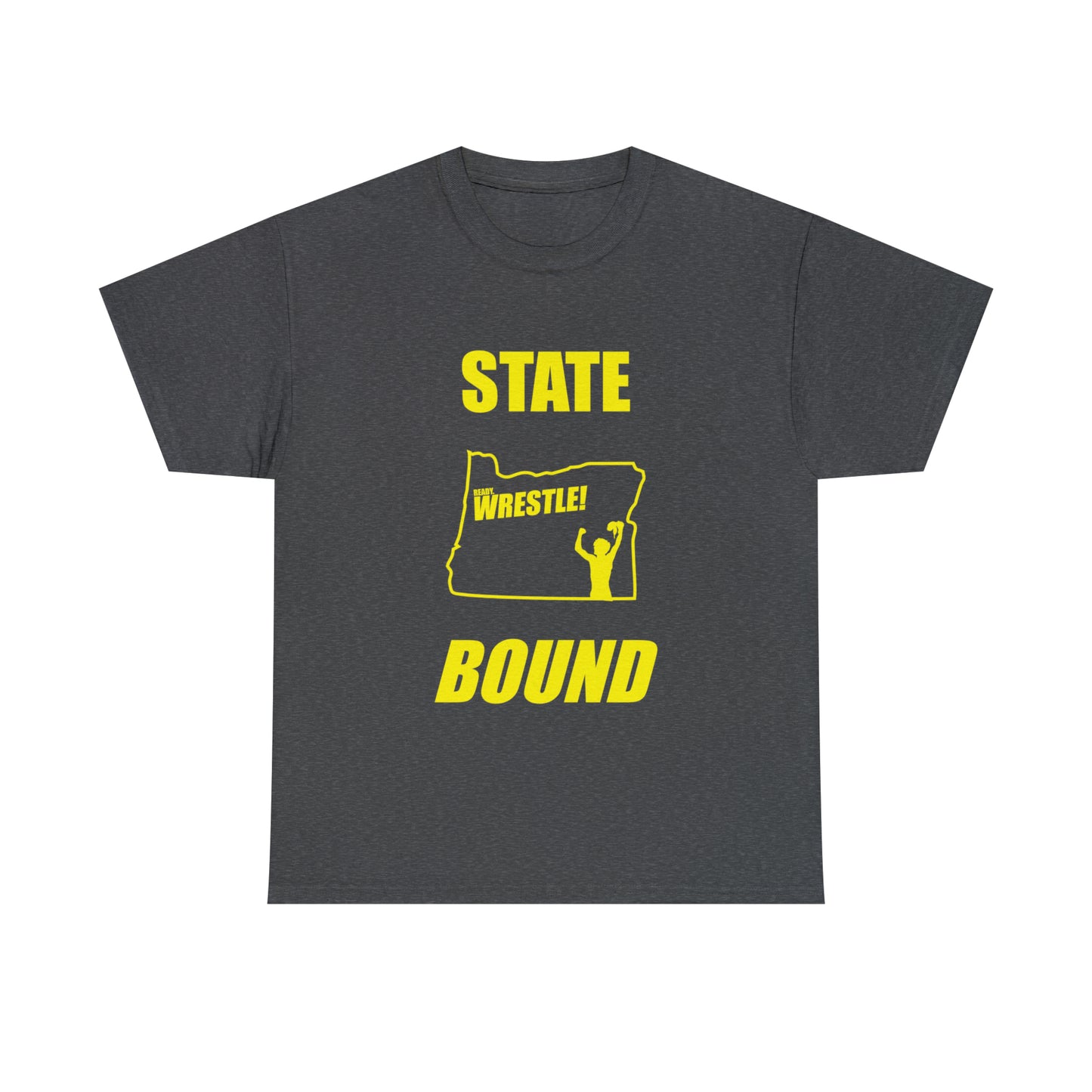 Oregon State Bound, Gold Logo, Unisex Heavy Cotton Tee