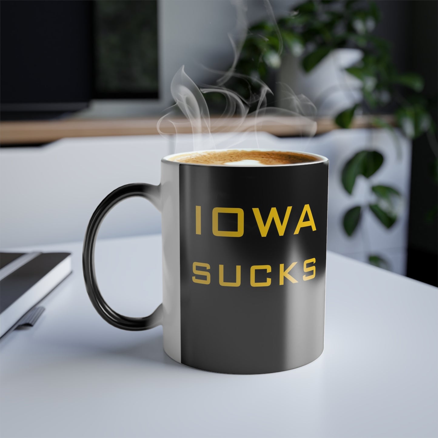 Iowa Sucks, Color Morphing Mug, 11oz