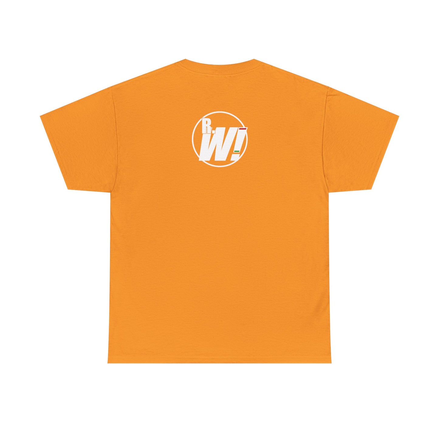 Ready. Wrestle! White Logo w/Blue Silhouettes, Unisex Heavy Cotton Tee