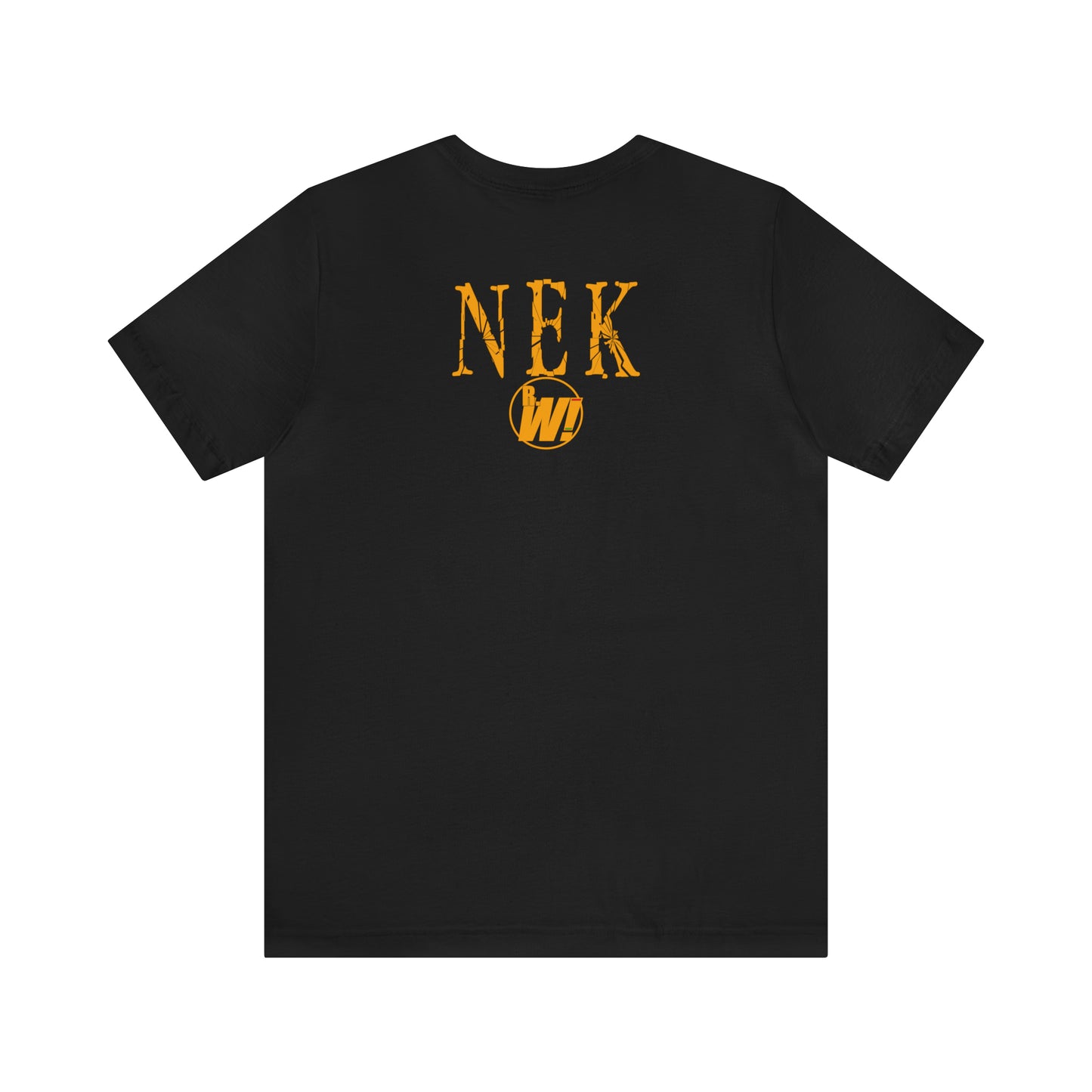 NEK Python Wrestling, Gold Logo, Unisex Jersey Short Sleeve Tee