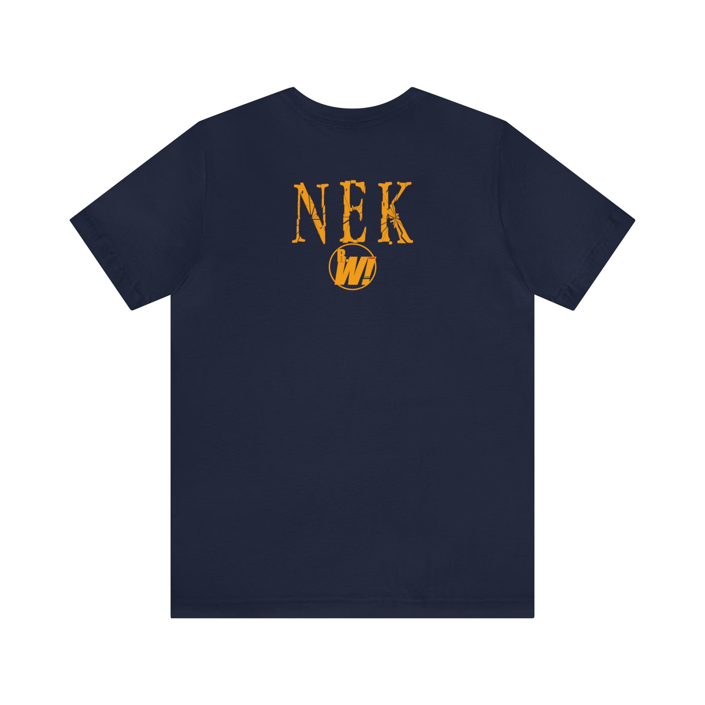 NEK Python Wrestling, Gold Logo, Unisex Jersey Short Sleeve Tee