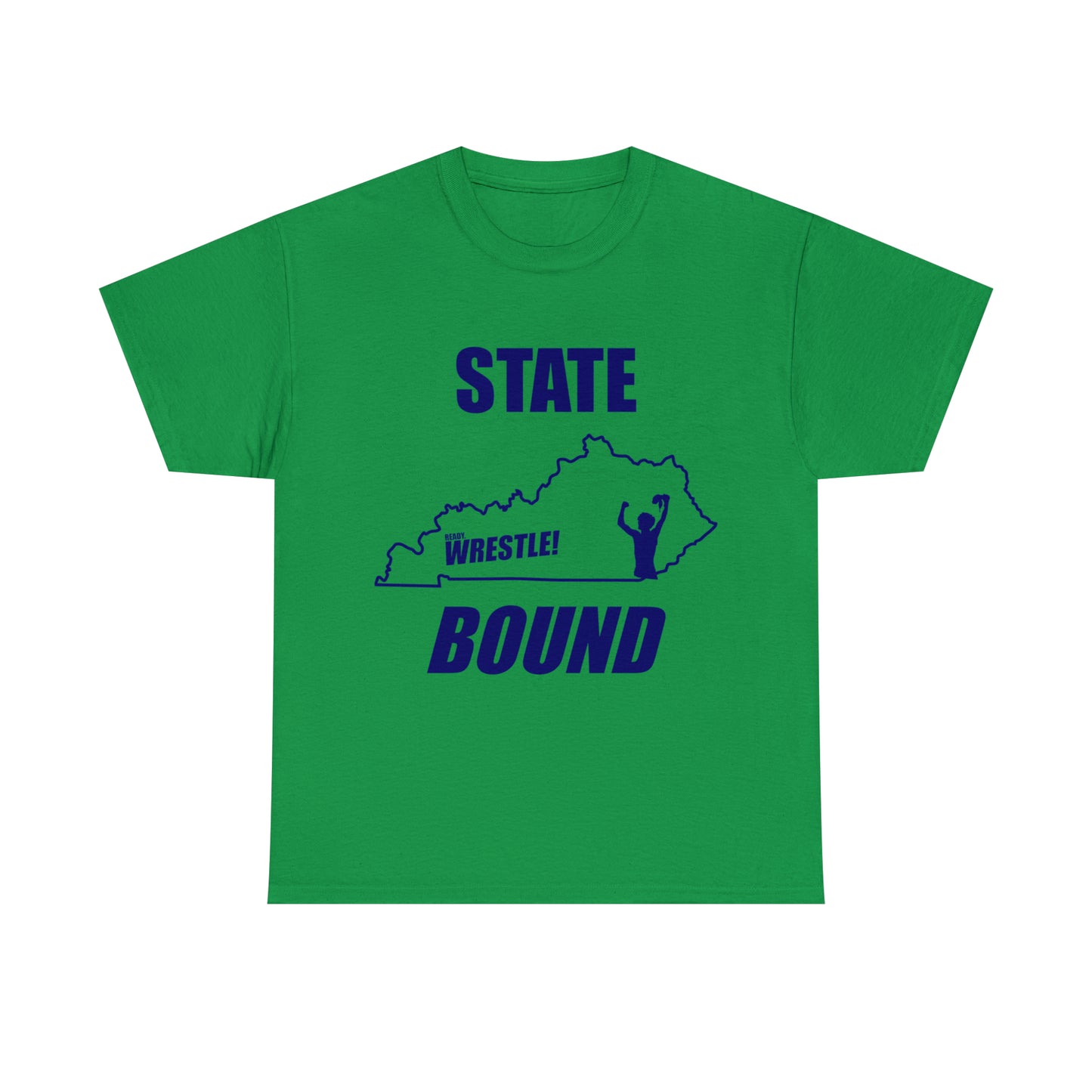 Kentucky State Bound, Royal Blue Logo, Unisex Heavy Cotton Tee