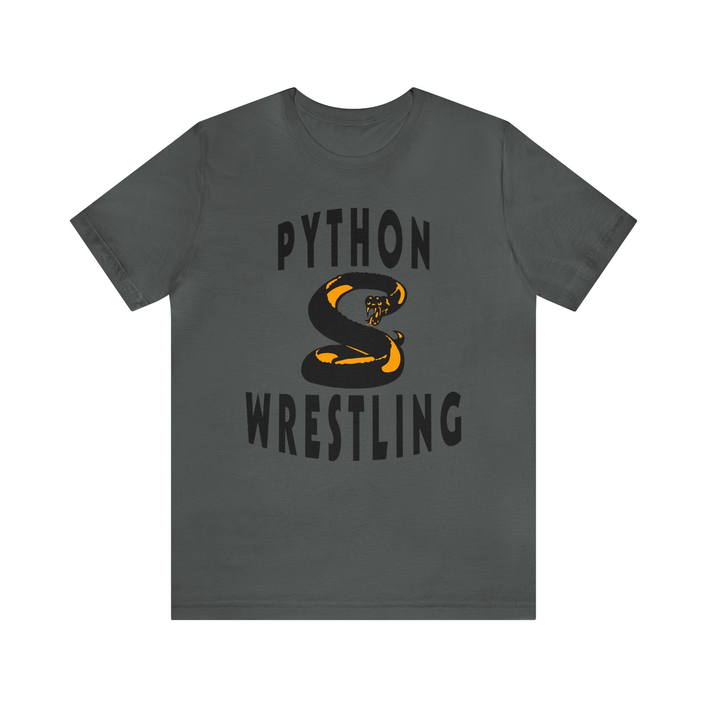 NEK Python Wrestling, Black Logo, Unisex Jersey Short Sleeve Tee