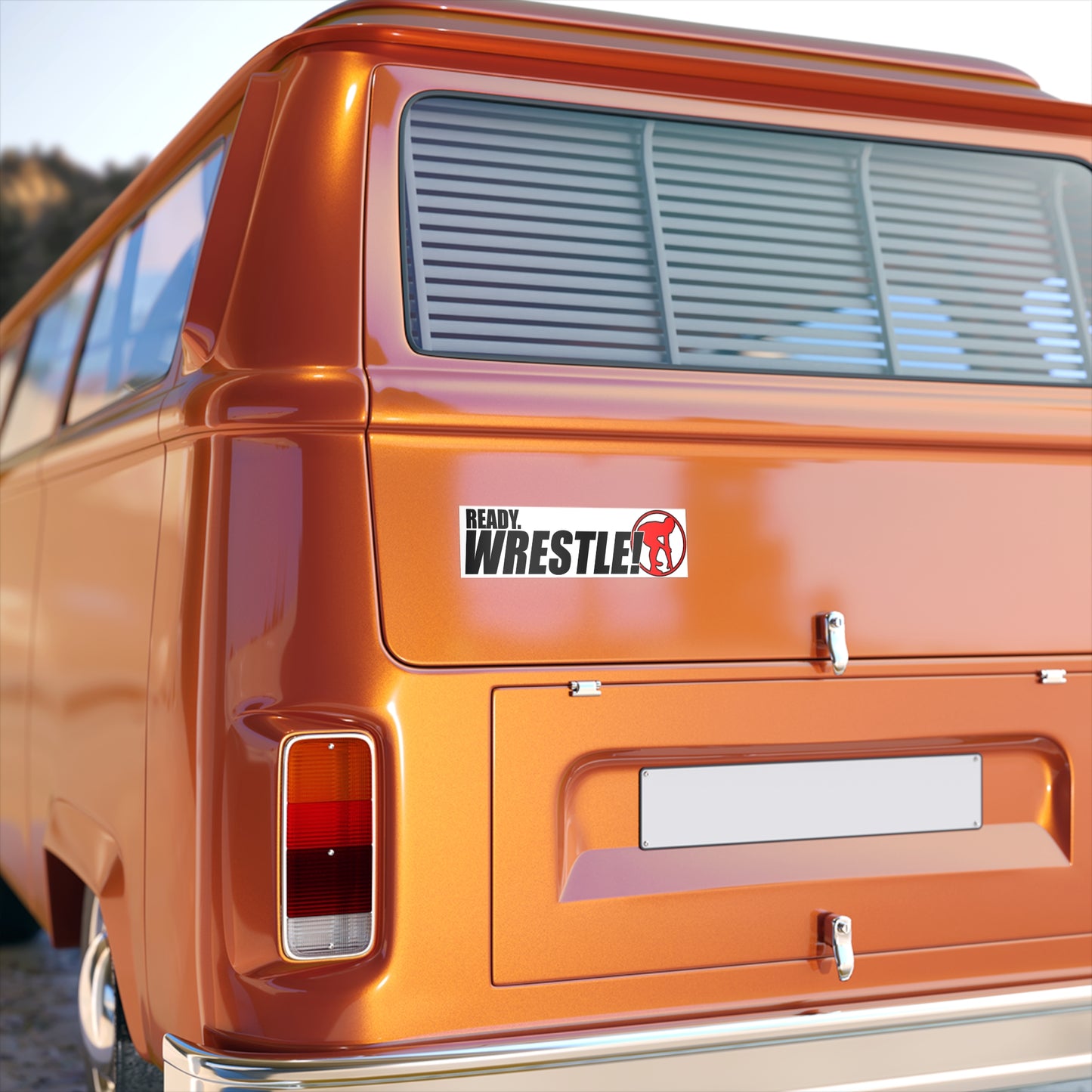 Ready. Wrestle! Bumper Stickers, Stance