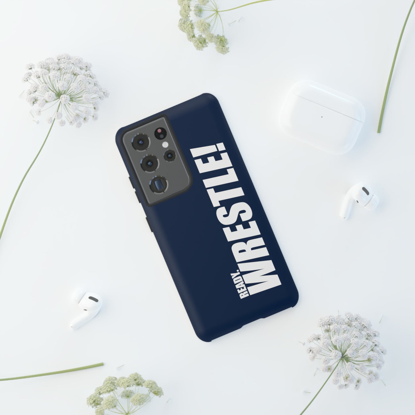 White/Navy Tough Cases