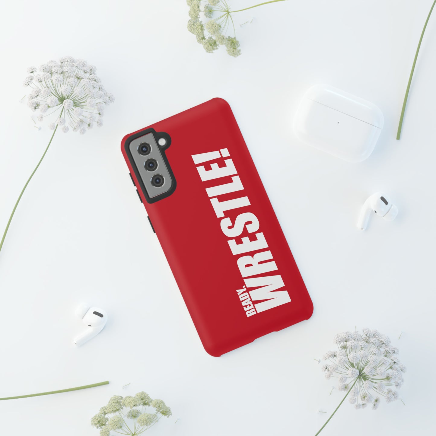 White/Red Tough Cases