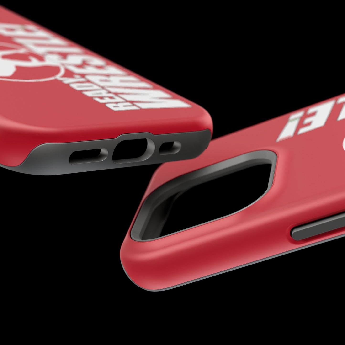 Ready. Wrestle! Red iPhone Magnetic Impact-Resistant Case