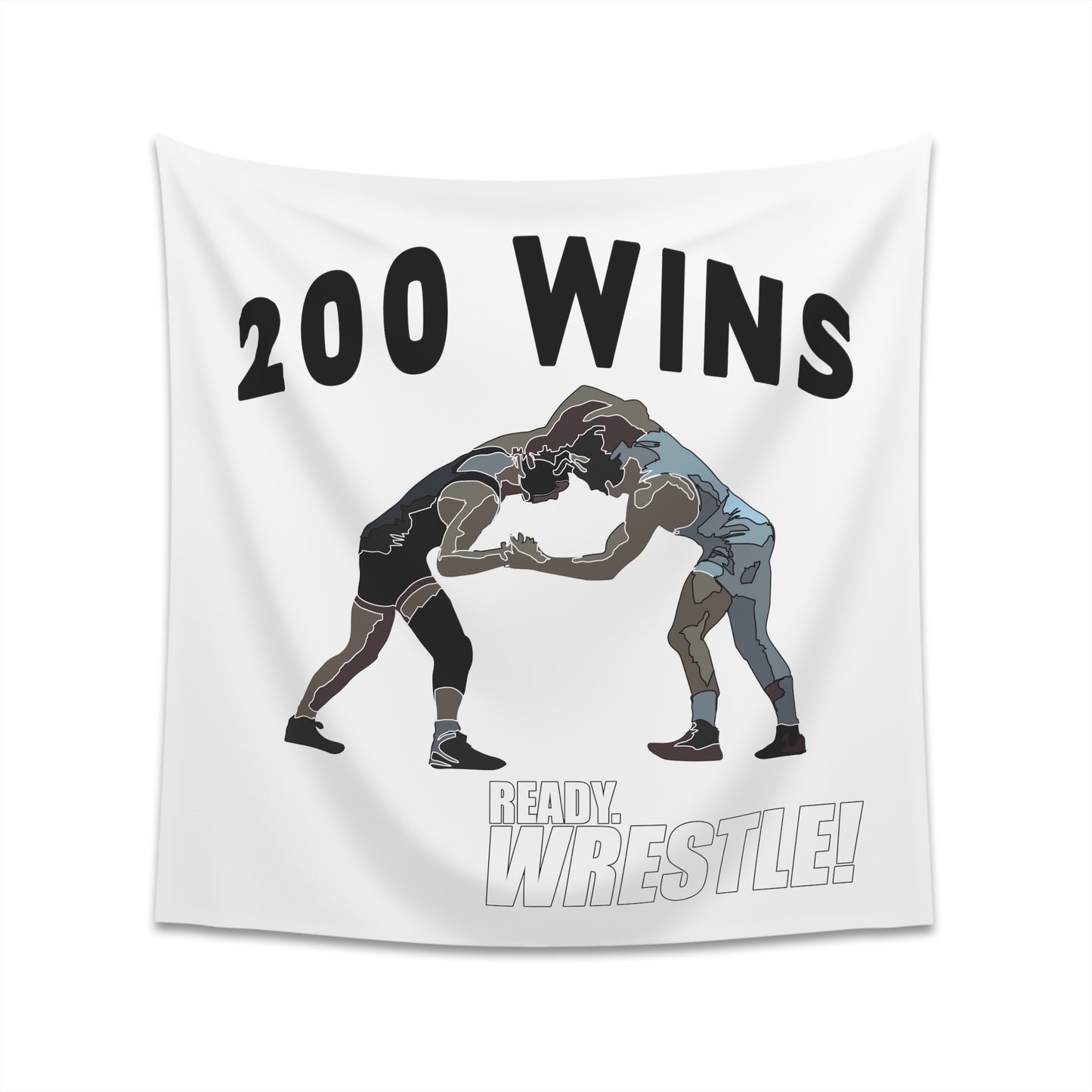 200 Wins! Printed Wall Tapestry