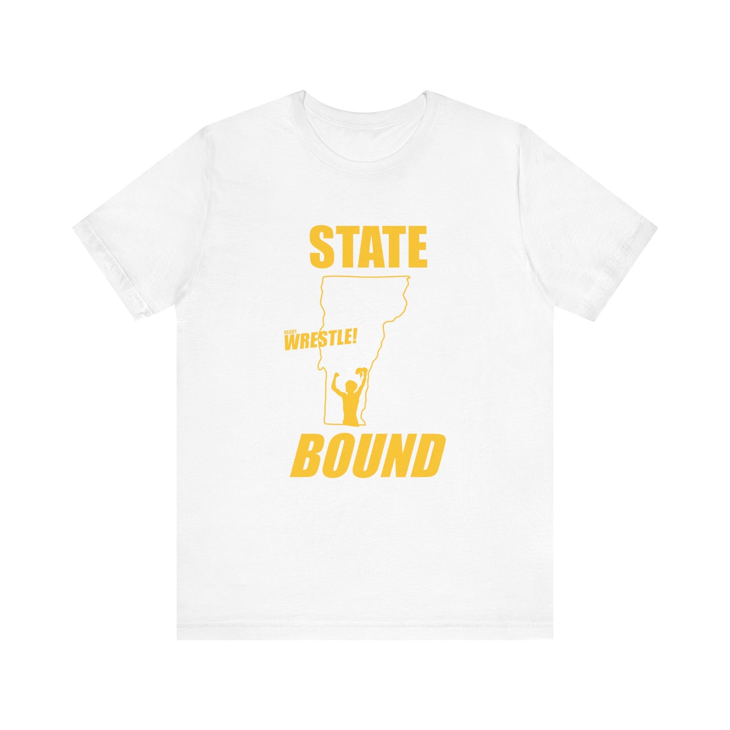 Vermont State Bound!, Unisex Jersey Short Sleeve Tee