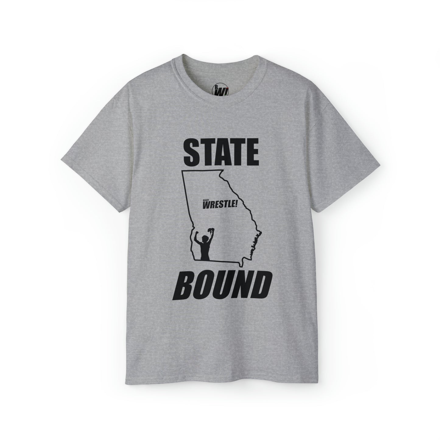 Georgia State Bound, Unisex Ultra Cotton Tee, Black Logo