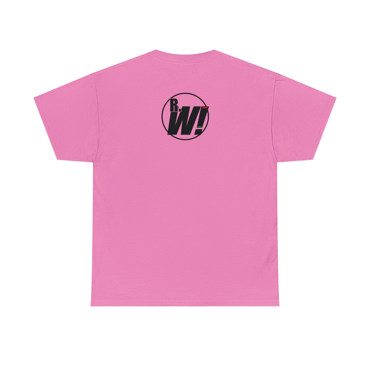 Ready. Wrestle! Navy Logo w/Pink Silhouettes, Unisex Heavy Cotton Tee