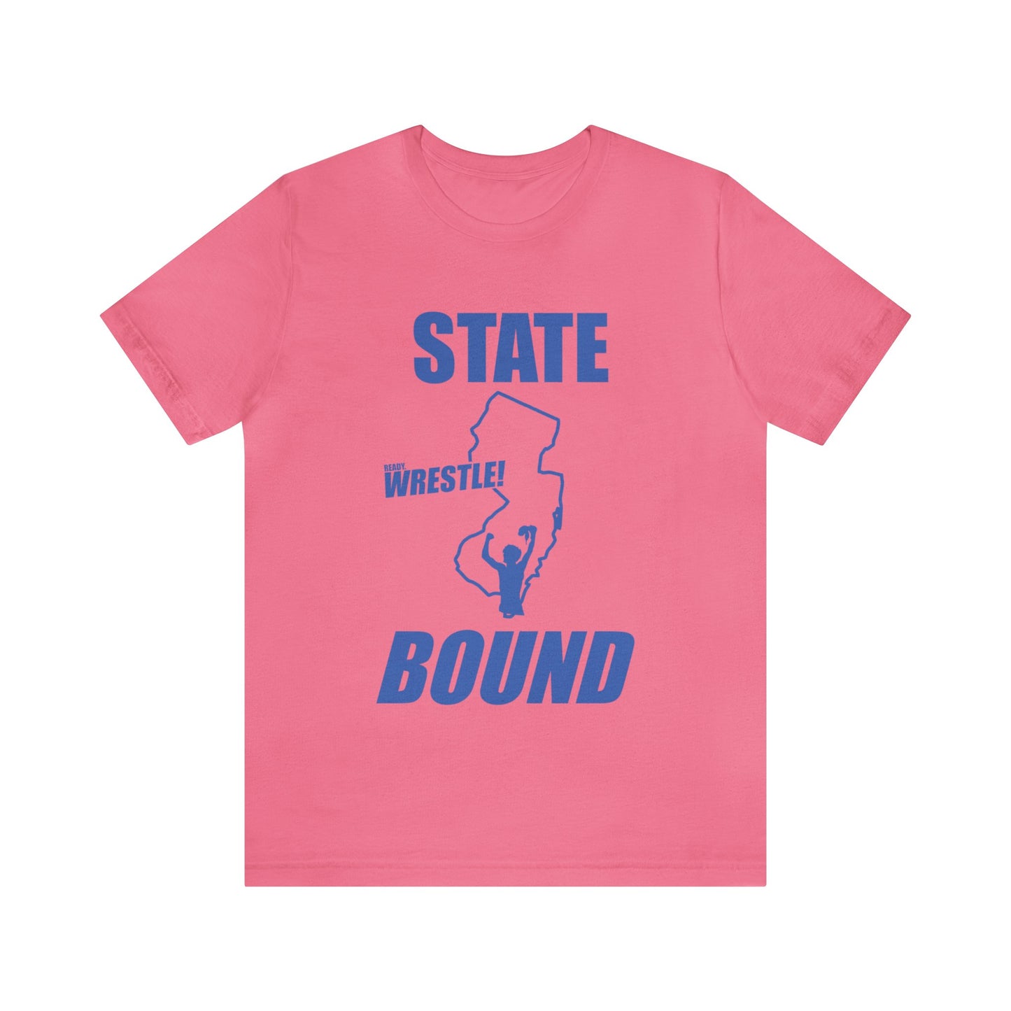 New Jersey State Bound, Blue print, Bella+Canvas 3001, Unisex Jersey Short Sleeve Tee