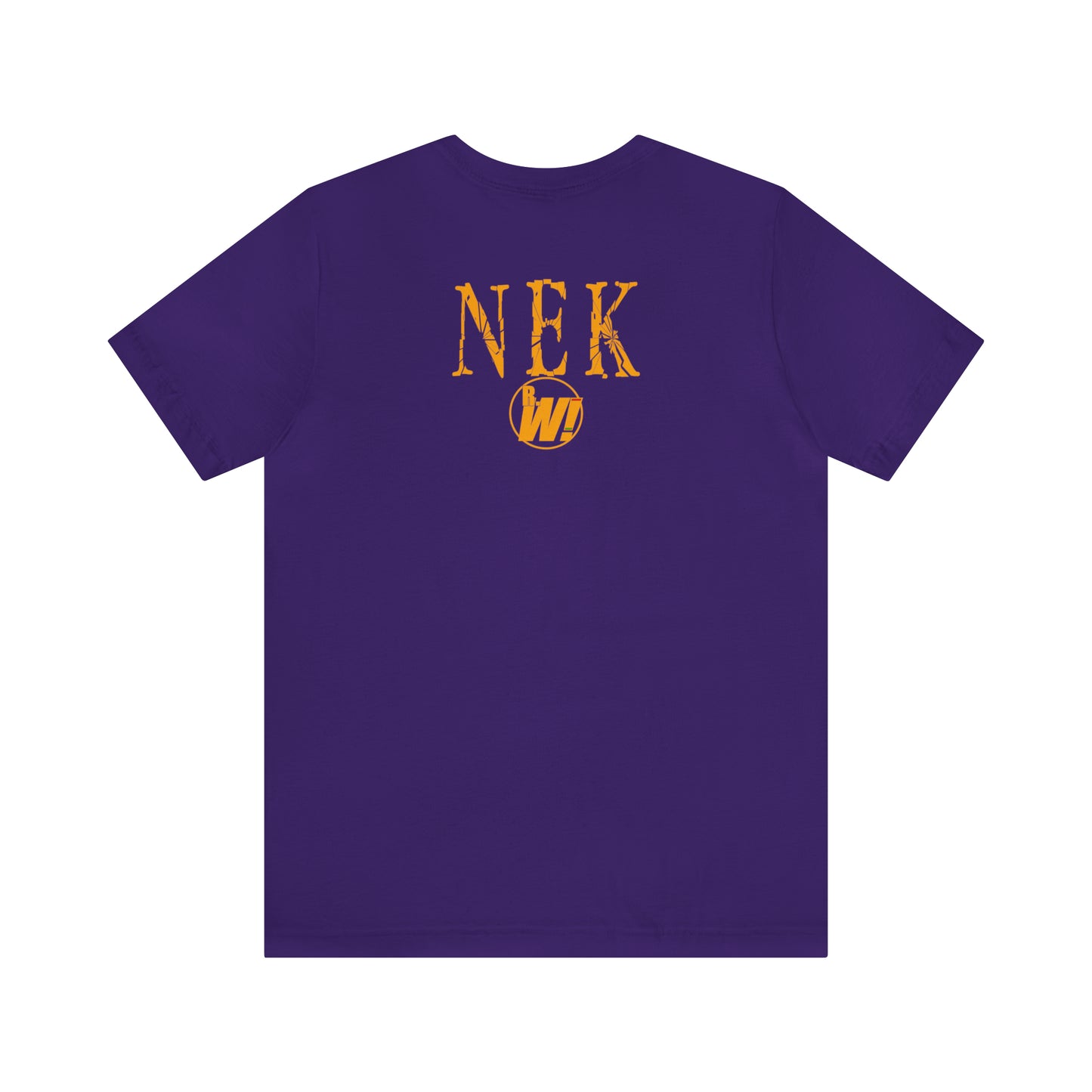 NEK Python Wrestling, Gold Logo, Unisex Jersey Short Sleeve Tee