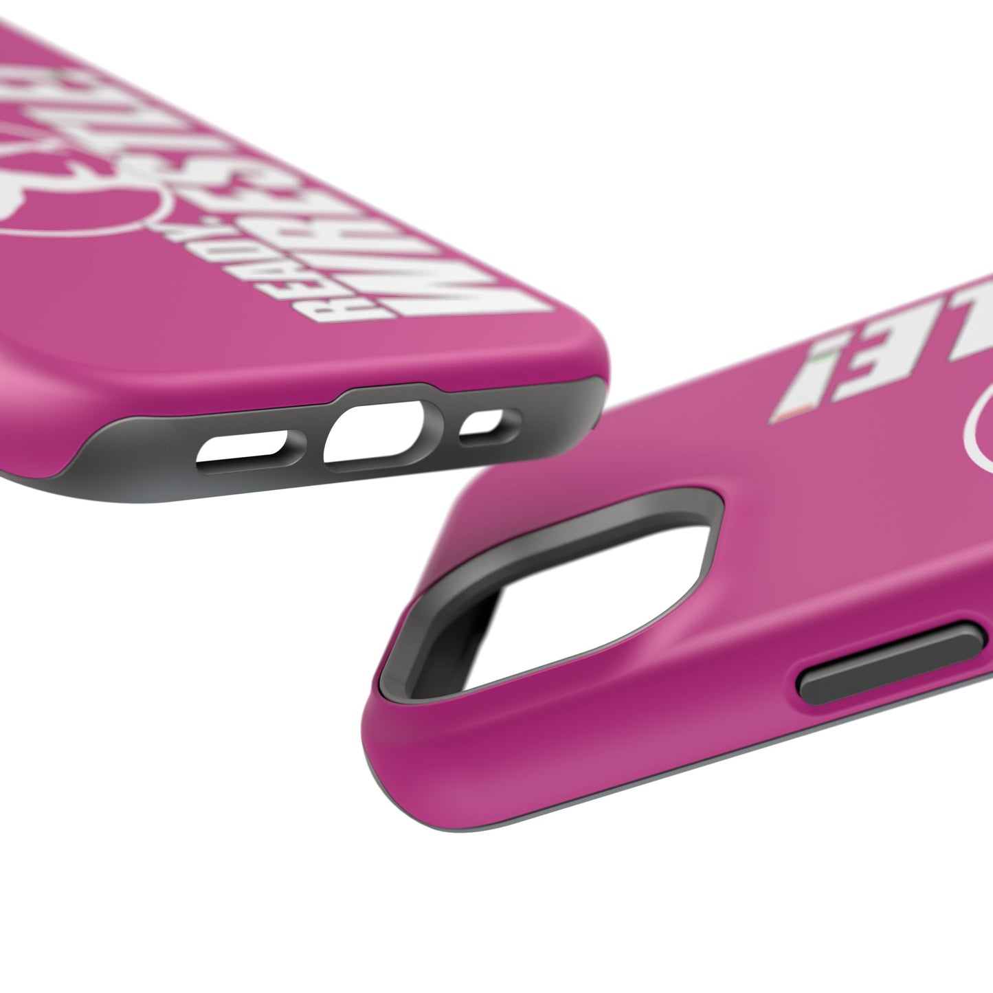 Ready. Wrestle! Pink iPhone Magnetic Impact-Resistant Case