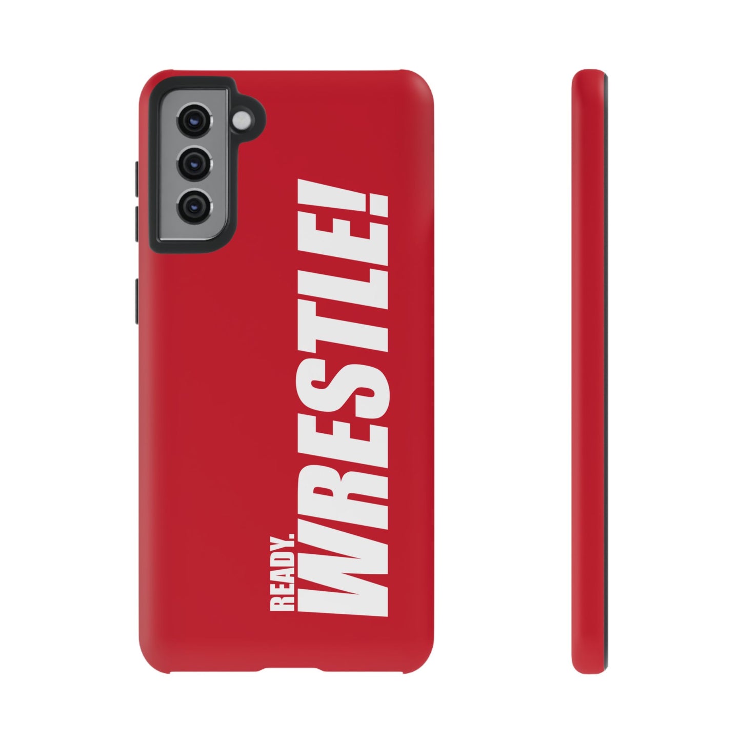 Ready. Wrestle Red Logo Tee