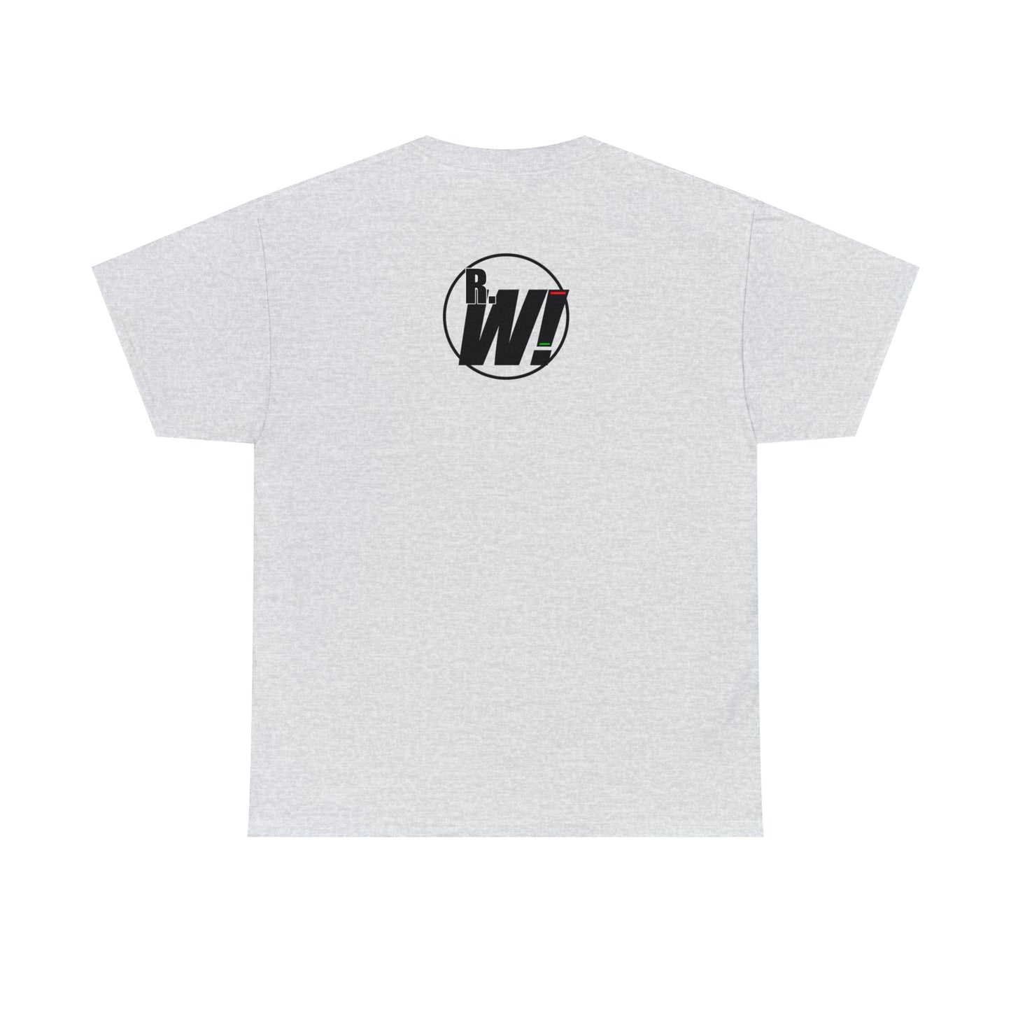 Ready. Wrestle! Black Logo w/White Silhouettes, Unisex Heavy Cotton Tee