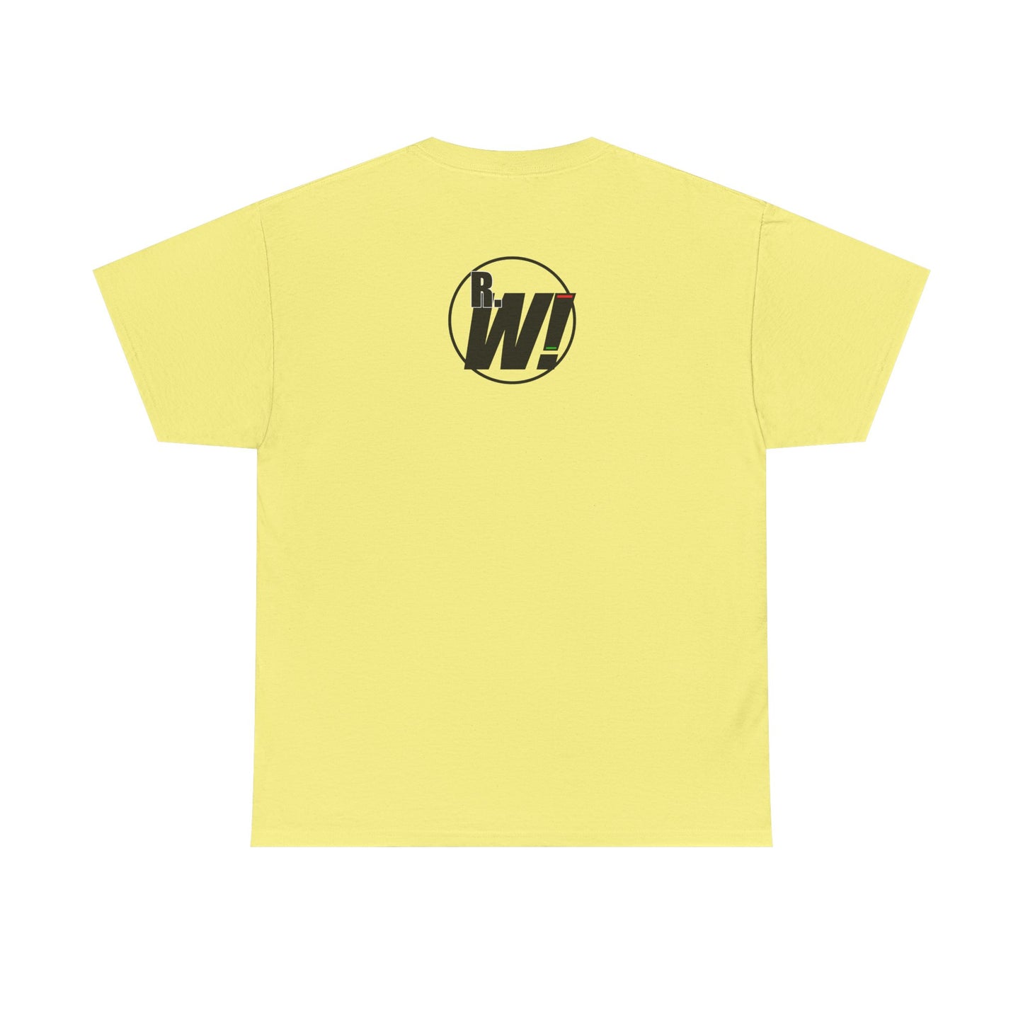 Ready. Wrestle! Black Logo w/White Silhouettes, Unisex Heavy Cotton Tee