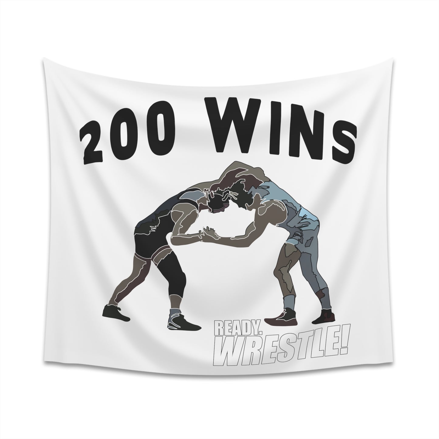 200 Wins! Printed Wall Tapestry