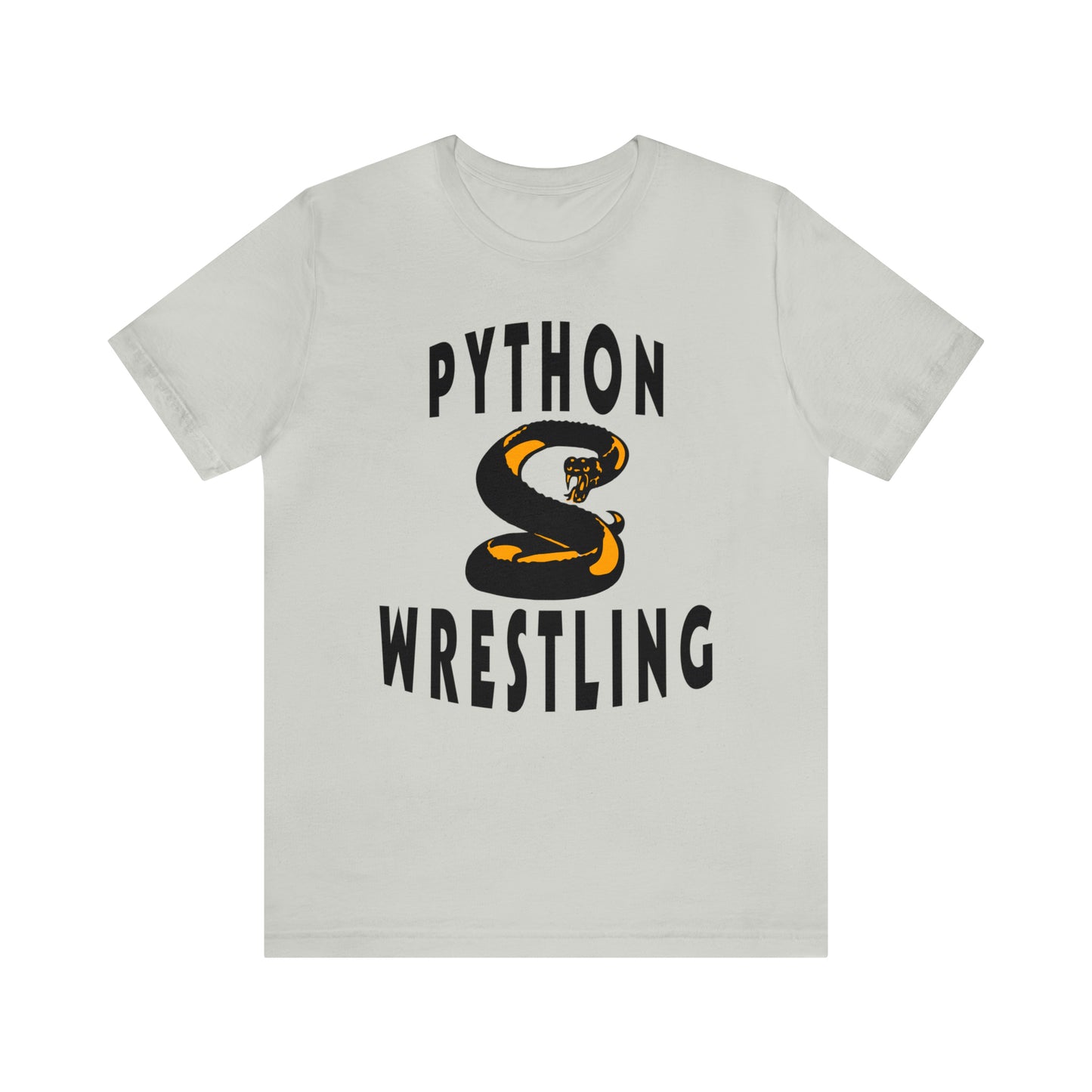 NEK Python Wrestling, Black Logo, Unisex Jersey Short Sleeve Tee