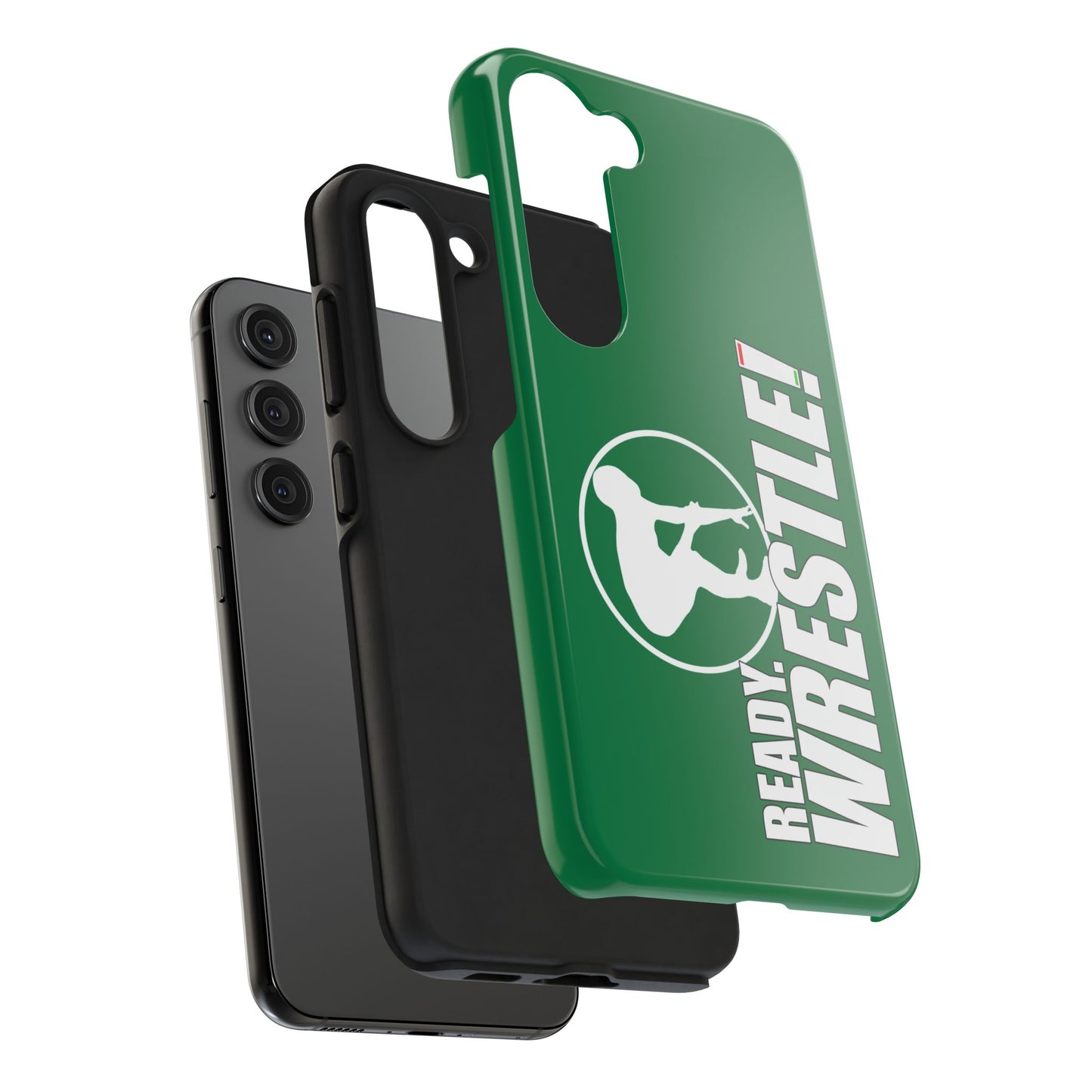 Ready. Wrestle! Green Galaxy Tough Phone Case