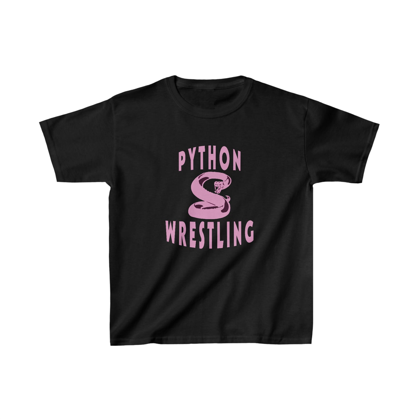 NEK Python Wrestling Kids, Pink Logo, Unisex Jersey Short Sleeve Tee