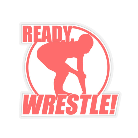 Ready Wrestle Logo Kiss-Cut Stickers