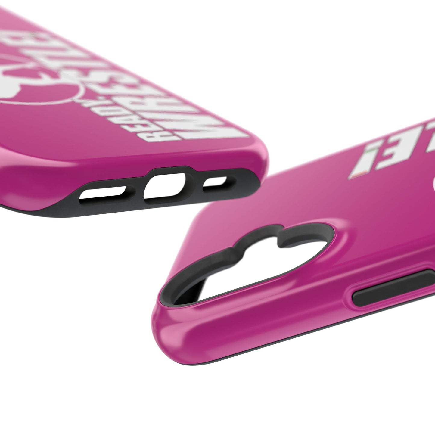 Ready. Wrestle! Pink iPhone Magnetic Impact-Resistant Case