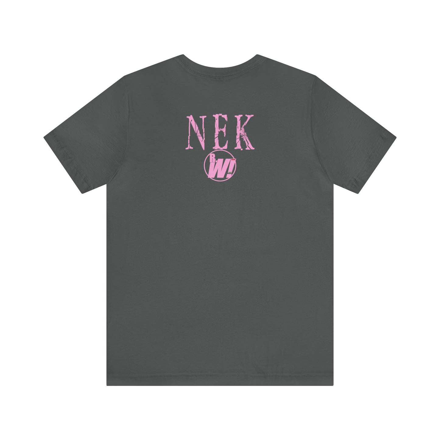 NEK Python Wrestling, Pink Logo, Unisex Jersey Short Sleeve Tee