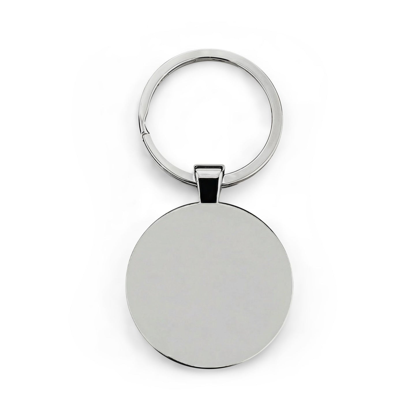 Spartan Helmet Round Stainless Steel Keychain – Red Team Mascot Keyring