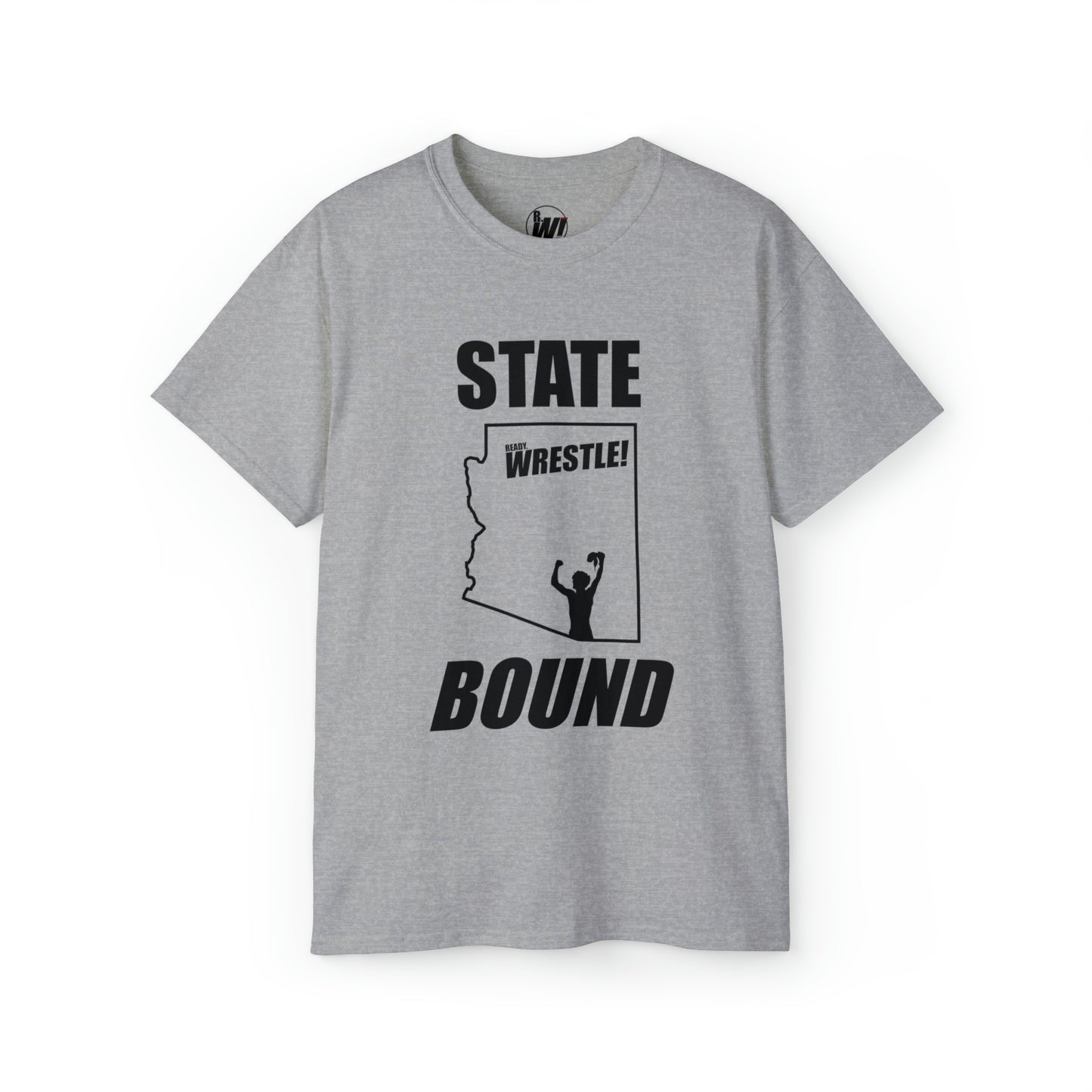 Arizona State Bound, Unisex Ultra Cotton Tee, Black Logo